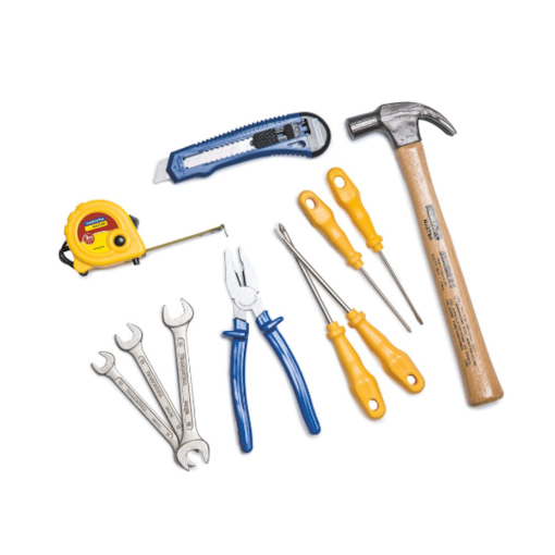 Kit de Ferramentas 11 Peças 43409104 Tramontina  Kit de Ferramentas 11 Peças 43409104 Tramontina