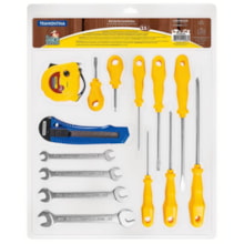 Kit de Ferramentas 14 Peças 43409113 Tramontina Kit de Ferramentas 14 Peças 43409113 Tramontina