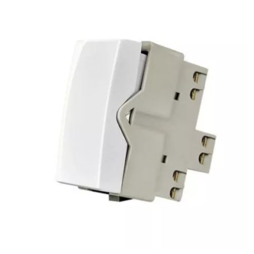 Kit Módulo Interruptor Paralelo 10A 250V Branco Sleek 10 Peças Margirius  Kit Módulo Interruptor Paralelo 10A 250V Branco Sleek 10 Peças Margirius