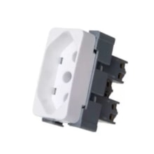 Kit Tomada 2P+T 20A 250V B3 10 Peças Margirius Kit Tomada 2P+T 20A 250V B3 10 Peças Margirius