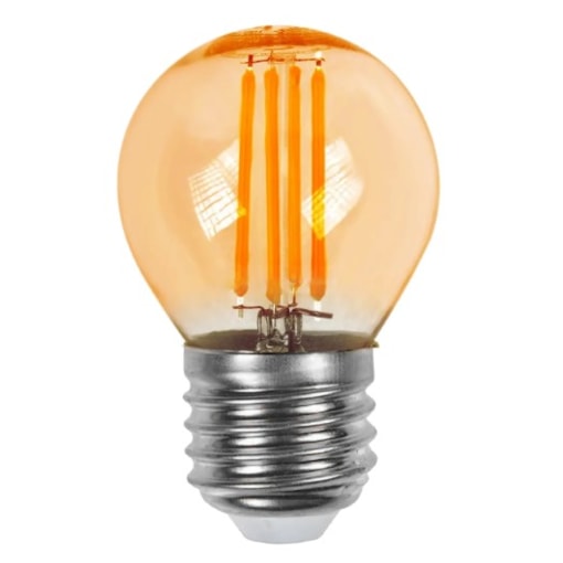 Lâmpada LED Filamento G45 220V 4W 2400K Gaya Lâmpada LED Filamento G45 220V 4W 2400K Gaya