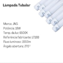 Lâmpada LED Tubular 18W 6500K JNG