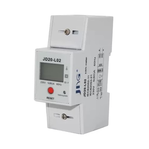 Medidor Consumo Energia JD20-L02 80A JNG Medidor Consumo Energia JD20-L02 80A JNG