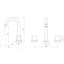 Misturador Mesa Bica Alta Lavatório Liv Cromado 1877.C30 Deca Misturador Mesa Bica Alta Lavatório Liv Cromado 1877.C30 Deca