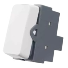 Módulo Interruptor B3 Intermediário 10A 250V Branco Margirius Módulo Interruptor B3 Intermediário 10A 250V Branco Margirius