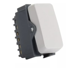Módulo Interruptor B3 Simples 10A 250V Branco Margirius Módulo Interruptor B3 Simples 10A 250V Branco Margirius