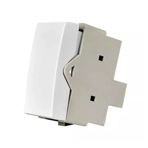Módulo Interruptor Clean Intermediário 10A 250V Branco Margirius Módulo Interruptor Clean Intermediário 10A 250V Branco Margirius