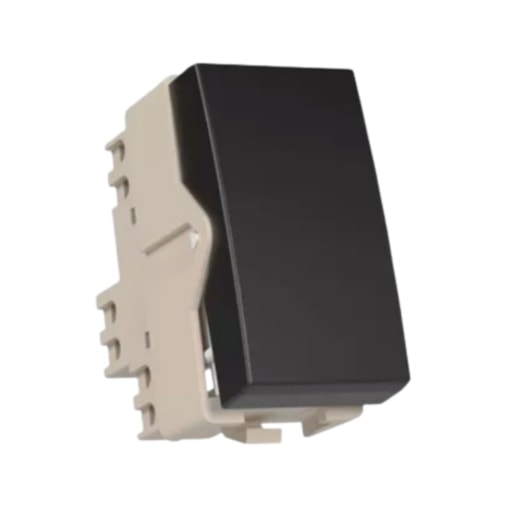 Módulo Interruptor Simples 10A 250V Sleek Grafite Margirius Módulo Interruptor Simples 10A 250V Sleek Grafite Margirius