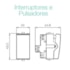 Módulo Interruptor Simples 10A 250V Sleek Grafite Margirius Módulo Interruptor Simples 10A 250V Sleek Grafite Margirius