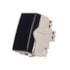 Módulo Interruptor Sleek Ebony Intermediário 10A 250V Preto Margirius Módulo Interruptor Sleek Ebony Intermediário 10A 250V Preto Margirius
