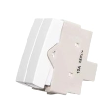 Módulo Interruptor Sleek Intermediário 10A 250V Branco Margirius Módulo Interruptor Sleek Intermediário 10A 250V Branco Margirius