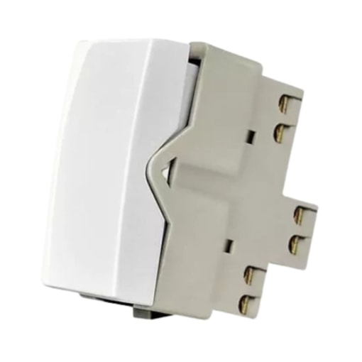 Módulo Interruptor Sleek Paralelo Sleek 10A 250V Branco Margirius Módulo Interruptor Sleek Paralelo Sleek 10A 250V Branco Margirius