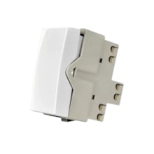 Módulo Interruptor Sleek Simples 10A 250V Branco Margirius Módulo Interruptor Sleek Simples 10A 250V Branco Margirius