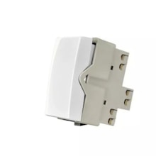 Módulo Interruptor Sleek Simples 10A 250V Branco Margirius Módulo Interruptor Sleek Simples 10A 250V Branco Margirius