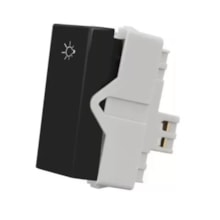 Módulo Pulsador Sleek Ebony Minuteria Preto Margirius Módulo Pulsador Sleek Ebony Minuteria Preto Margirius