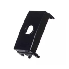 Módulo Saída de Fio Sleek Ebony 2Un Preto Margirius Módulo Saída de Fio Sleek Ebony 2Un Preto Margirius