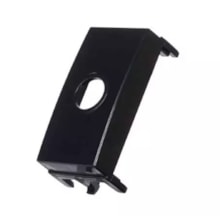 Módulo Saída de Fio Sleek Ebony 2Un Preto Margirius Módulo Saída de Fio Sleek Ebony 2Un Preto Margirius