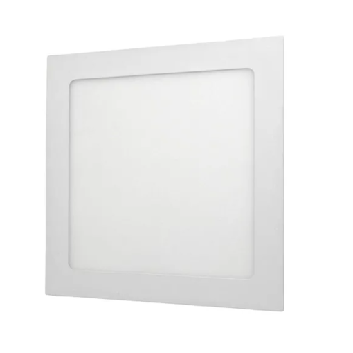 Painel Plafon Embutir Quadrado Branco 18W 6500K Galaxy