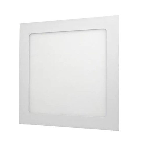 Painel Plafon LED Embutir Quadrado Branco 18W 6000K Ecolume