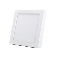Painel Plafon LED Sobrepor Quadrado Branco 18W 6500K Ourolux