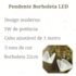 Pendente LED Borracha Redondo 80cm Cabo 4m Regulável 3500K Dourado Cinderella Pendente LED Borracha Redondo 80cm Cabo 4m Regulável 3500K Dourado Cinderella