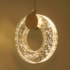Pendente LED Cristal Arco Dourado 15cm Cabo 2m Pendente LED Cristal Arco Dourado 15cm Cabo 2m