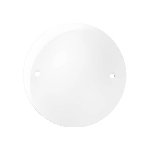 Placa 4'' Redonda Branca Sleek Margirius Placa 4'' Redonda Branca Sleek Margirius