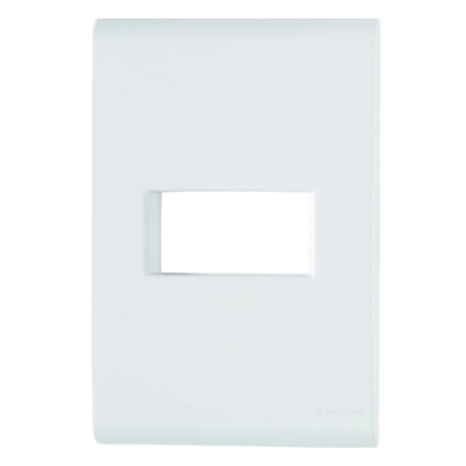 Placa 4x2 1 Posto Horizontal Branca Liz 57106204 Tramontina  Placa 4x2 1 Posto Horizontal Branca Liz 57106204 Tramontina