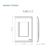 Placa 4x2 1 Posto Horizontal Branca Liz 57106204 Tramontina  Placa 4x2 1 Posto Horizontal Branca Liz 57106204 Tramontina