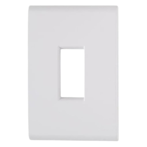 Placa 4x2 1 Posto Vertical Branca Liz Tramontina  Placa 4x2 1 Posto Vertical Branca Liz Tramontina