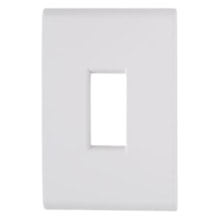 Placa 4x2 1 Posto Vertical Branca Liz Tramontina  Placa 4x2 1 Posto Vertical Branca Liz Tramontina