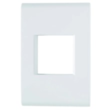 Placa 4x2 2 Postos Branca Liz Tramontina  Placa 4x2 2 Postos Branca Liz Tramontina