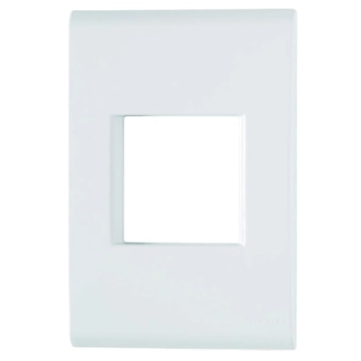 Placa 4x2 2 Postos Branca Liz Tramontina  Placa 4x2 2 Postos Branca Liz Tramontina