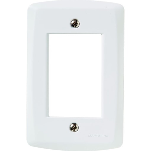 Placa 4x2 3 Postos Branca Lux² Tramontina  Placa 4x2 3 Postos Branca Lux² Tramontina