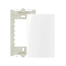 Placa 4x2 Cega c/ Suporte Branca Sleek Margirius Placa 4x2 Cega c/ Suporte Branca Sleek Margirius