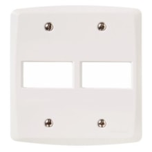 Placa 4x4 2 Postos Horizontais Branca Lux² Tramontina Placa 4x4 2 Postos Horizontais Branca Lux² Tramontina