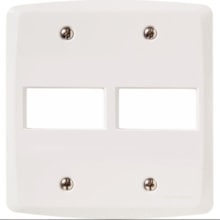 Placa 4x4 2 Postos Horizontais Branca Lux² Tramontina Placa 4x4 2 Postos Horizontais Branca Lux² Tramontina