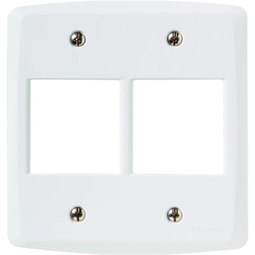 Placa 4x4 4 Postos Branca Lux² Tramontina  Placa 4x4 4 Postos Branca Lux² Tramontina