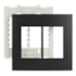 Placa 4x4 6 Postos Horizontal c/ Suporte Sleek Grafite Margirius Placa 4x4 6 Postos Horizontal c/ Suporte Sleek Grafite Margirius