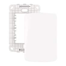Placa Cega B3 4x2 c/ Suporte Branca Margirius Placa Cega B3 4x2 c/ Suporte Branca Margirius