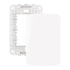 Placa Cega B3 4x2 c/ Suporte Branca Margirius Placa Cega B3 4x2 c/ Suporte Branca Margirius