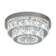 Plafon LED 30cm Redondo Cristal 30W 3 Tons Luz Cinderella Plafon LED 30cm Redondo Cristal 30W 3 Tons Luz Cinderella