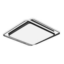 Plafon LED Hoop 72W Multicor Controle Bivolt Preto Opus Plafon LED Hoop 72W Multicor Controle Bivolt Preto Opus