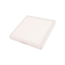 Plafon Led Sobrepor Quadrado 12W Branco 6500K Bivolt Tramontina  Plafon Led Sobrepor Quadrado 12W Branco 6500K Bivolt Tramontina