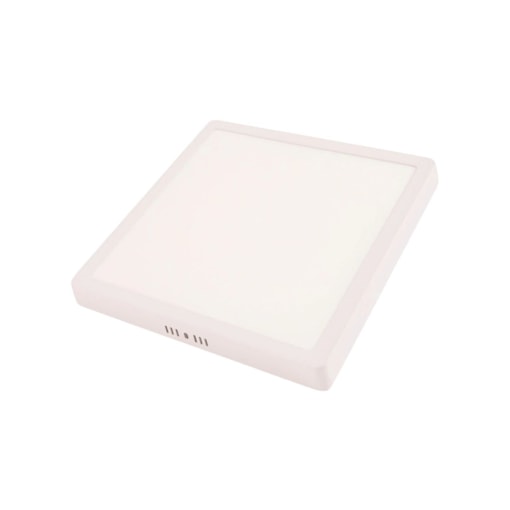 Plafon Led Sobrepor Quadrado 12W Branco 6500K Bivolt Tramontina