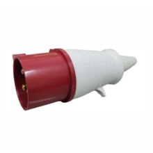 Plug Industrial 2P+T 32A Vermelho 9H 220V MGI-023-9 JNG Plug Industrial 2P+T 32A Vermelho 9H 220V MGI-023-9 JNG