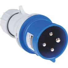 Plug Industrial 3P+T 16A Azul 9H MGI-014-9 JNG Plug Industrial 3P+T 16A Azul 9H MGI-014-9 JNG