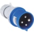 Plug Industrial 3P+T 16A Azul 9H MGI-014-9 JNG Plug Industrial 3P+T 16A Azul 9H MGI-014-9 JNG