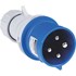 Plug Industrial 3P+T 16A Azul 9H MGI-014-9 JNG