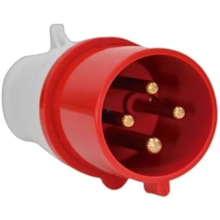 Plug Industrial 3P+T 16A Vermelho 6H 380V MGI-014 JNG Plug Industrial 3P+T 16A Vermelho 6H 380V MGI-014 JNG